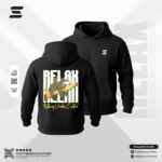 relax drop shoulder hoodie