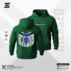 Green Drop Shoulder Hoodie