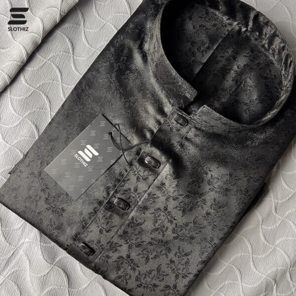 Soft Luxury Katan Fabric Panjabi