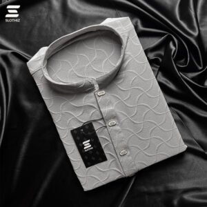 Chinese Popcorn Fabric Panjabi