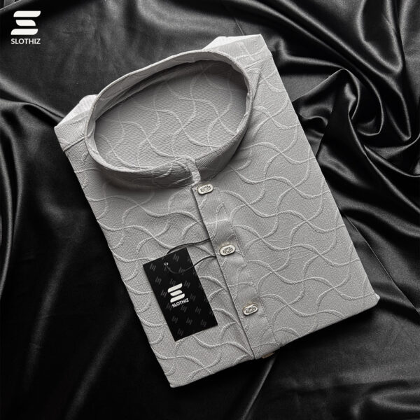 Chinese Popcorn Fabric Panjabi